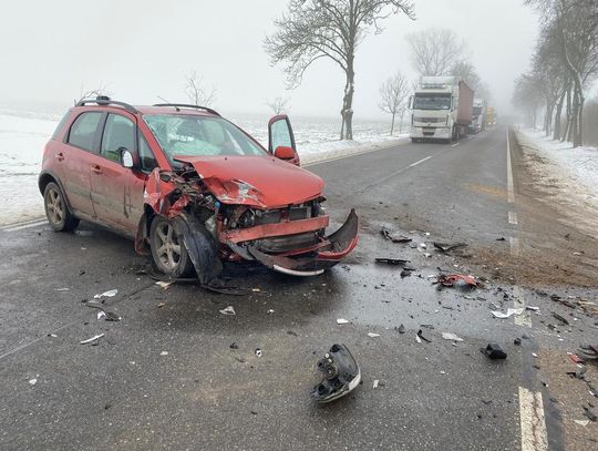 17-latek za kierownicą... Nie ustąpił pierwszeństwa