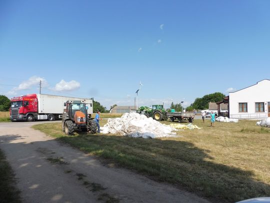 47 ton odpadów mniej. Wsparcie dla rolników z gminy Grodziczno