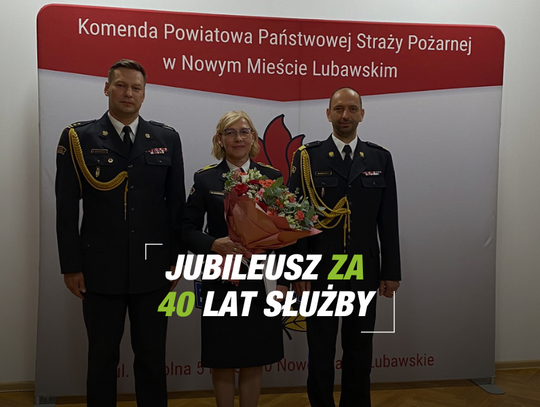 Beata Fonderska Otrzymuje Honorowe Wyróżnienie za 40 Lat Służby w Straży Pożarnej