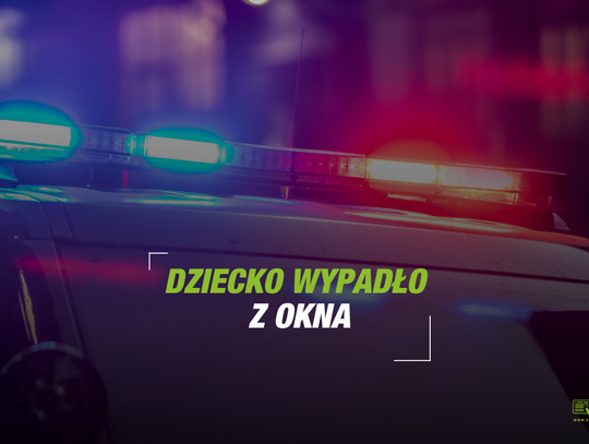 Dziecko wypadło z I piętra budynku. Trafiło do szpitala