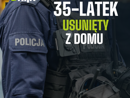 Interwencja w gminie Nowe Miasto Lubawskie – 35-latek usunięty z domu po zgłoszeniu przemocy