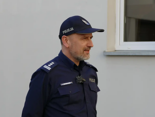 Jacek Drozdowski żegna się z nowomiejską komendą policji