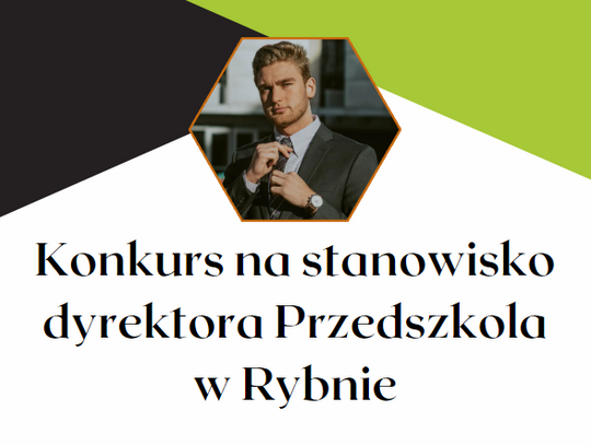 Konkurs na stanowisko dyrektora Przedszkola w Rybnie