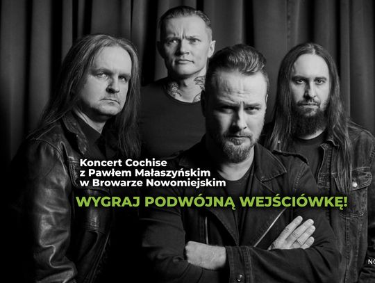 Konkurs: trzy podwójne wejściówki na koncert Cochise z Pawłem Małaszyńskim!