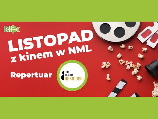 Listopad z kinem w NML - repertuar Kinoteatru Harmonia