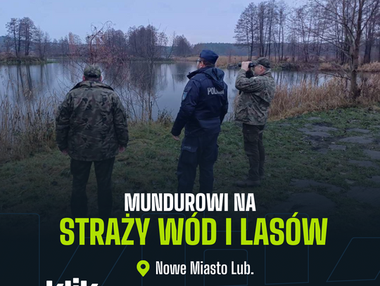 Mundurowi na straży wód i lasów