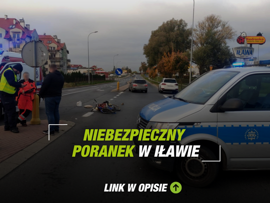 Niebezpieczny poranek w Iławie