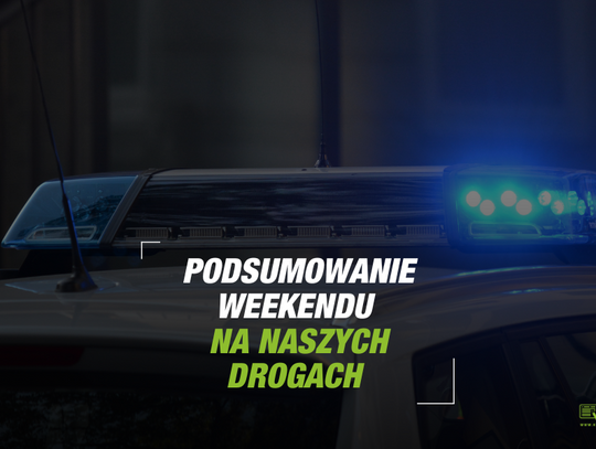 Podsumowanie weekendu na drogach powiatu działdowskiego