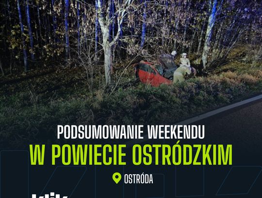 Podsumowanie weekendu w powiecie ostródzkim