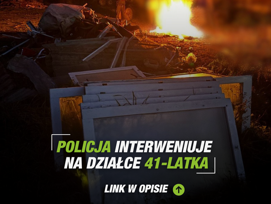 Policja interweniuje na działce 41-latka