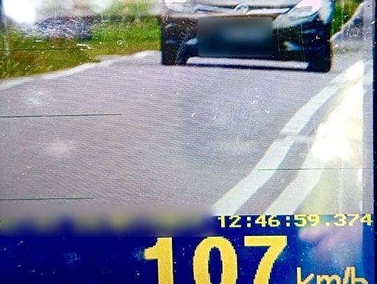 Przekroczył prędkość o 57 km/h i stracił 1500 zł