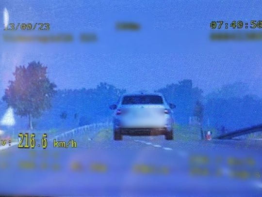 Przekroczył prędkość o 96 km/h i stracił 2500 zł