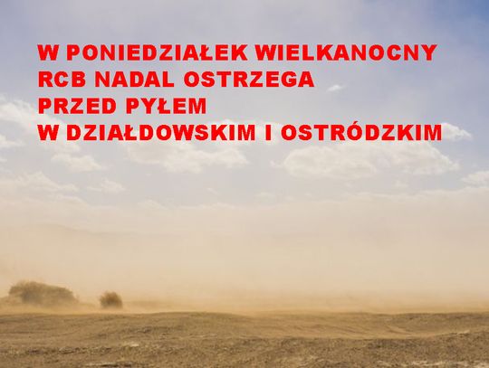 Saharyjski pył nadal nad Polską