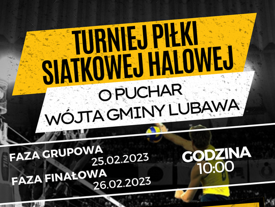 Turniej Piłki Siatkowej Halowej o Puchar Wójta Gminy Lubawa