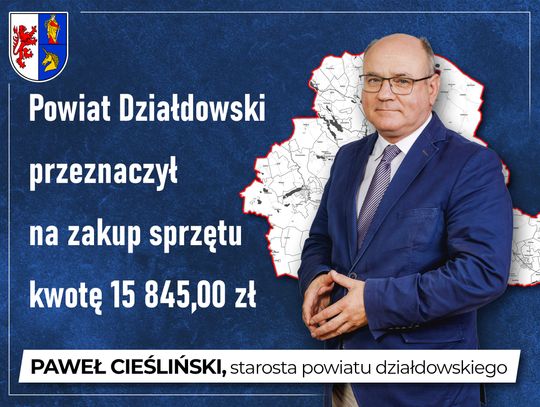 Uroczyste przekazanie sprzętu dla Społecznej Straży Rybackiej Powiatu Działdowskiego