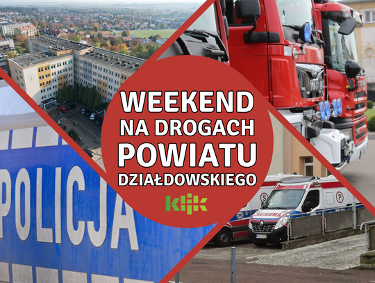 Weekend na drogach powiatu działdowskiego