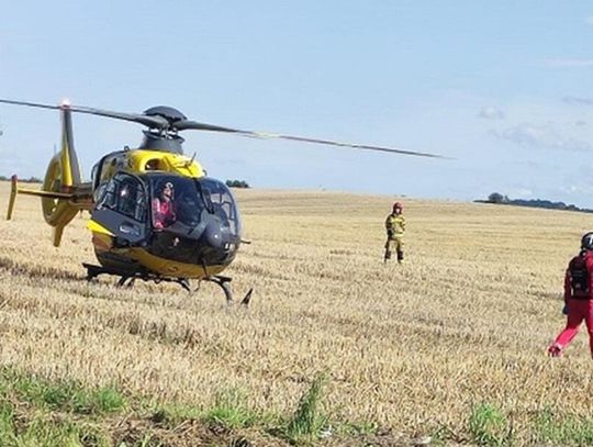 Wypadek koło Smykowa