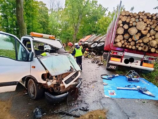 Wypadek między Mostkowem i Łuktą