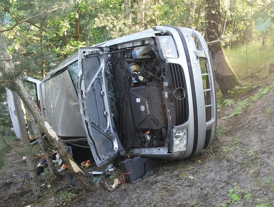 Wypadek w Lidzbarku. W akcji ratunkowej brał udział LPR