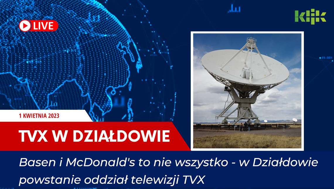 Basen i McDonald's to nie wszystko - w Działdowie powstanie oddział telewizji TVX