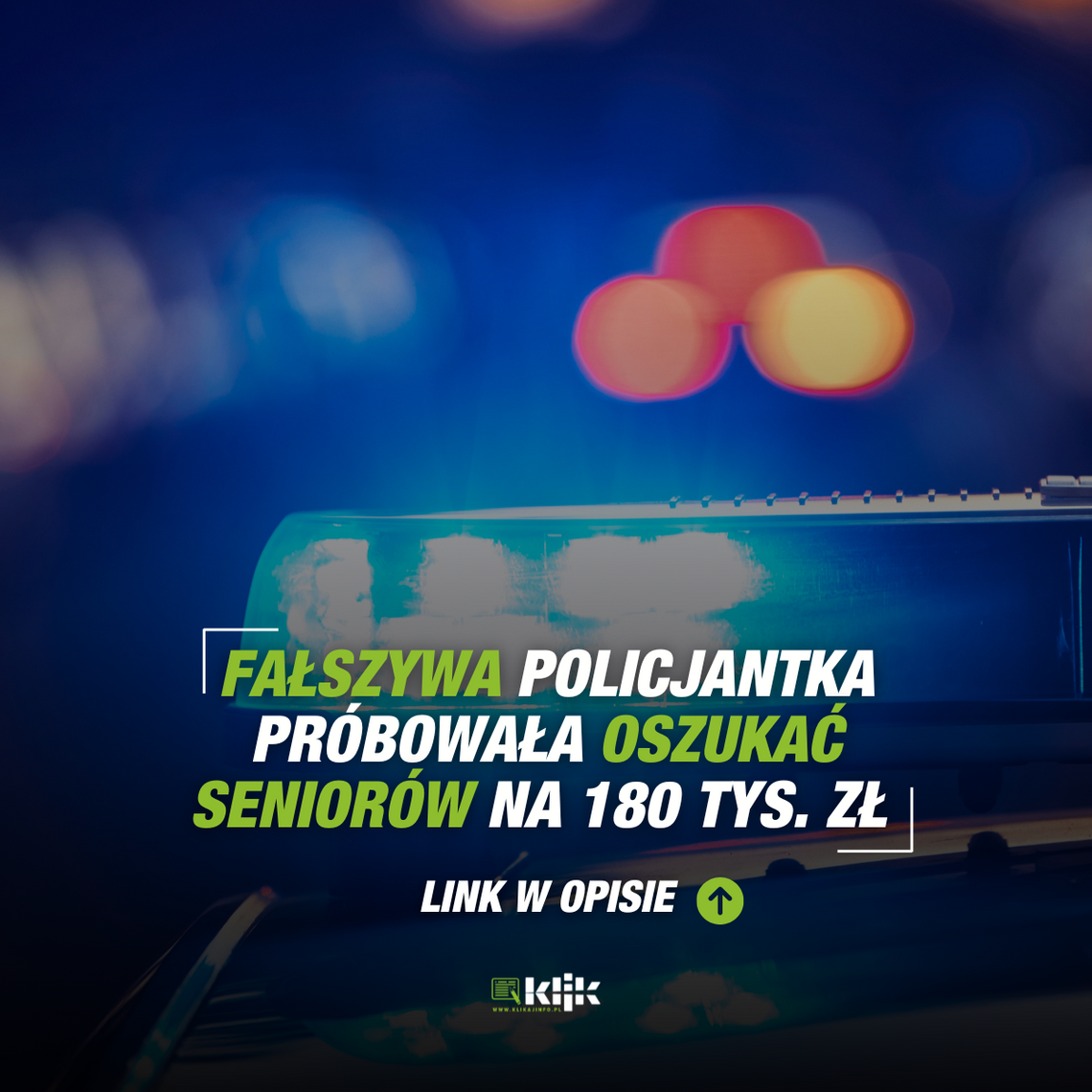 Fałszywa policjantka próbowała oszukać seniorów na 180 tys. zł