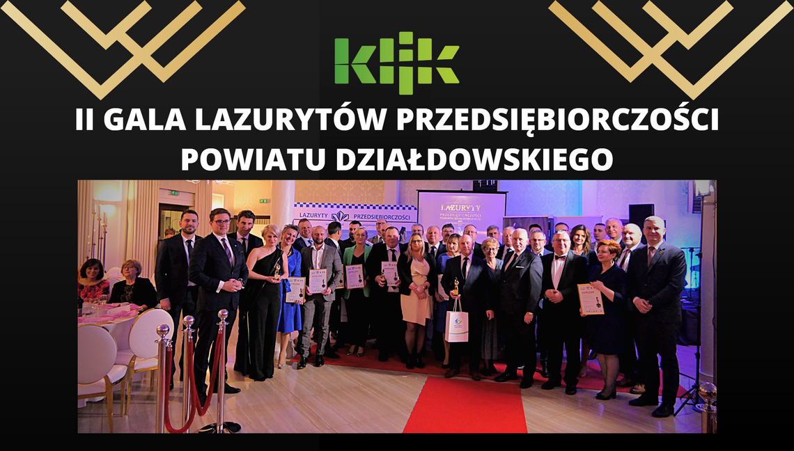 II Gala Lazurytów Przedsiębiorczości Powiatu Działdowskiego - ZDJĘCIA