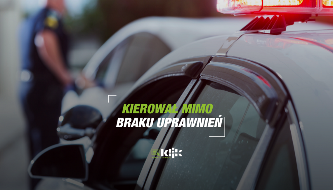 Kierował motorowerem mimo braku uprawnień, a kierujący oplem stracił prawo jazdy za prędkość