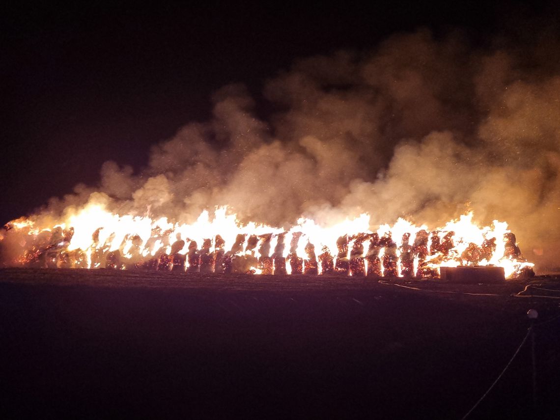 Kolejny pożar na terenie gminy Rybno. Kto stoi za podpaleniami?