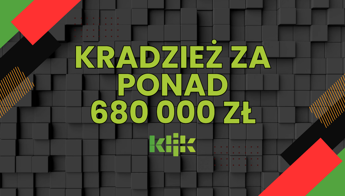 Kradzież za ponad 680 tysięcy zł, na terenie jednej z firm w sąsiednim powiecie