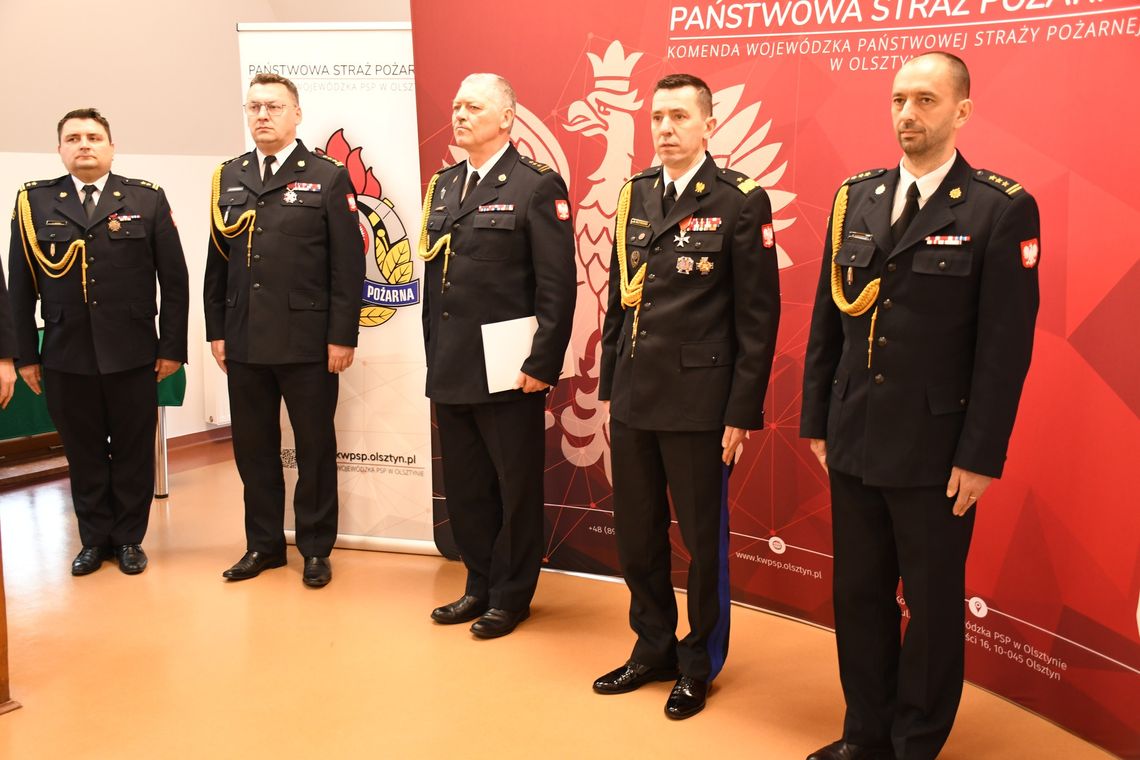 Powierzenie obowiązków na stanowisku Warmińsko – Mazurskiego Komendanta Wojewódzkiego PSP.