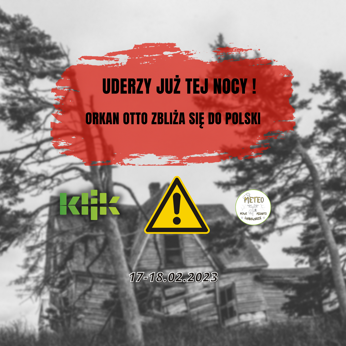 Orkan Otto uderzy. Przyniesie wichurę w piątek i sobotę, a nawet burze.