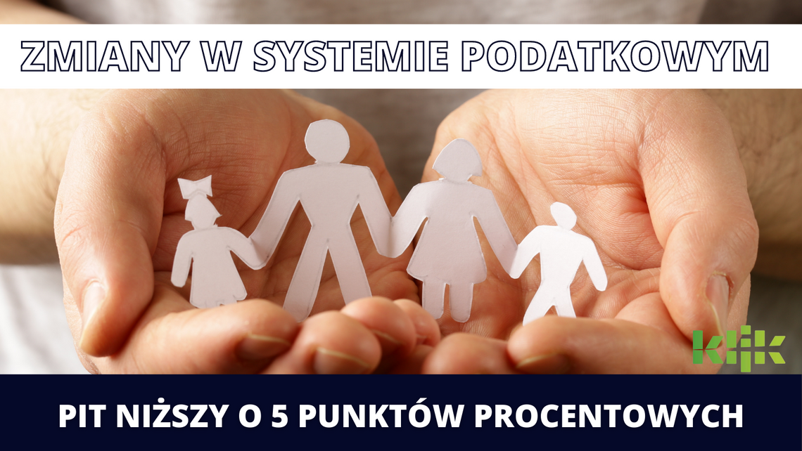 PIT niższy o 5 punktów procentowych. Zmiany w systemie podatkowym