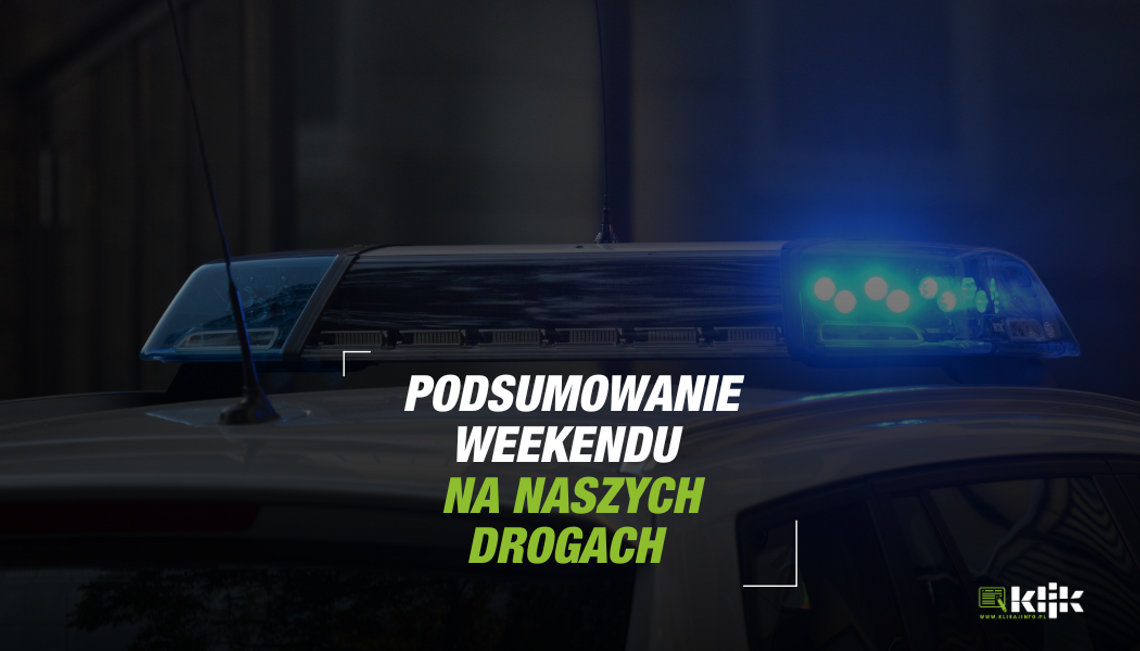 Podsumowanie weekendu na drogach powiatu działdowskiego