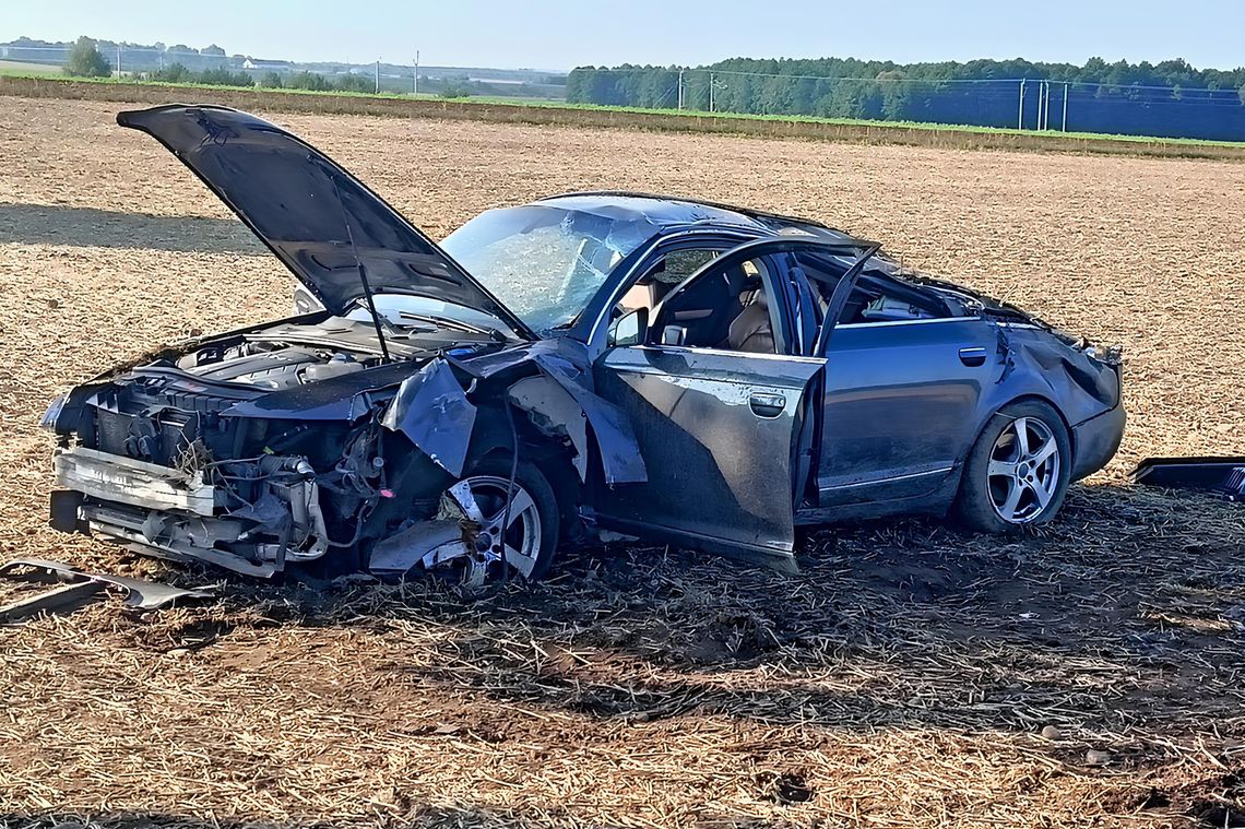 Policja publikuje zdjęcia z sobotniego wypadku pod Działdowem