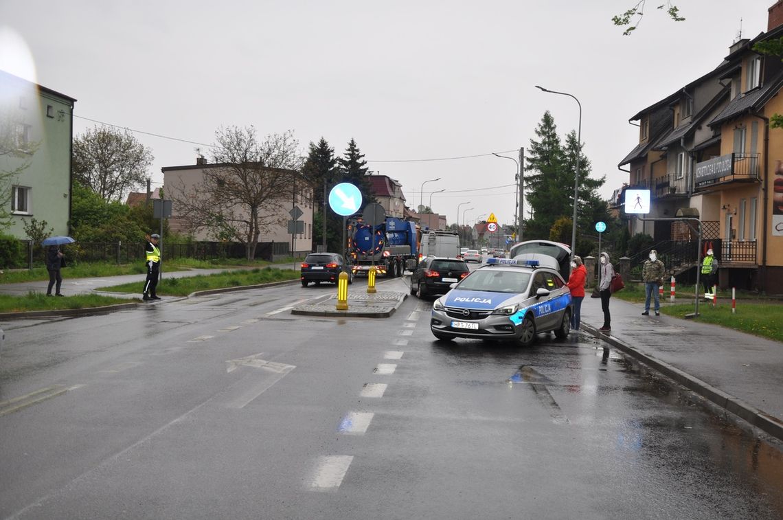 Potrącenie pieszego na przejściu dla pieszych