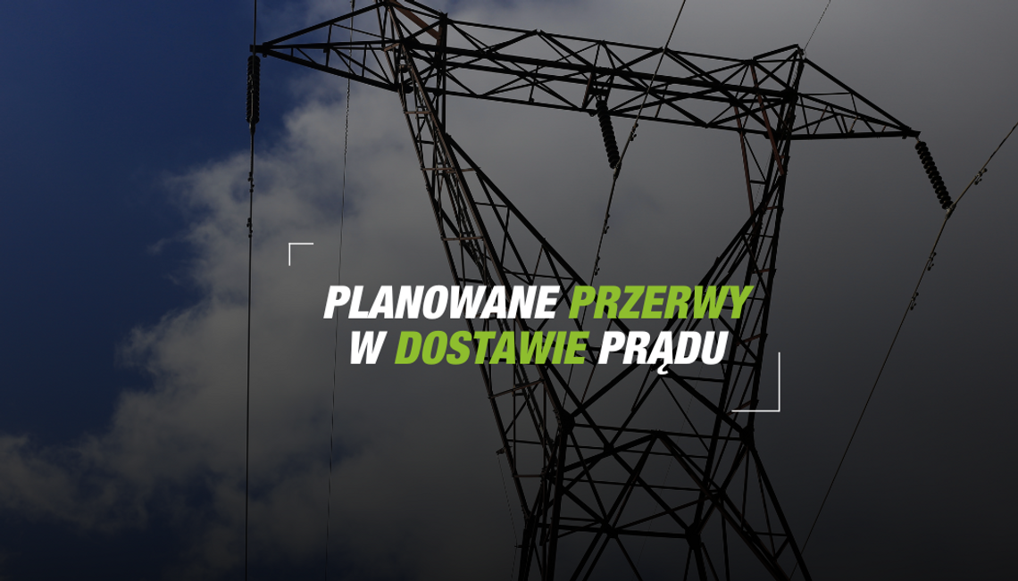 Przerwy w dostawie prądu