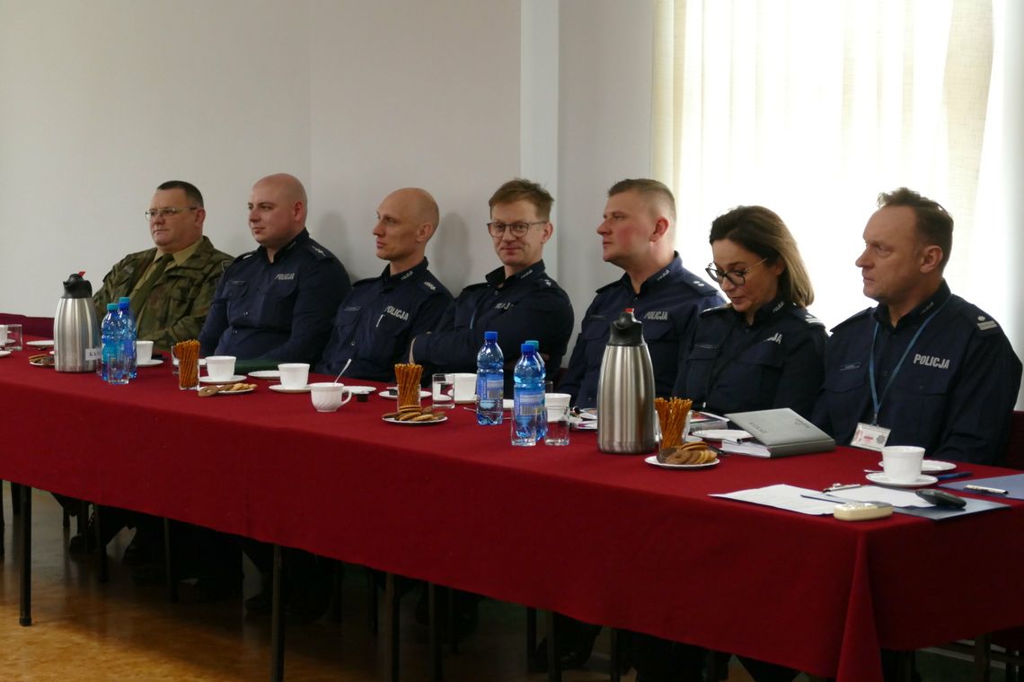 Roczna odprawa w Komendzie Powiatowej Policji w Nowym Mieście Lubawskim