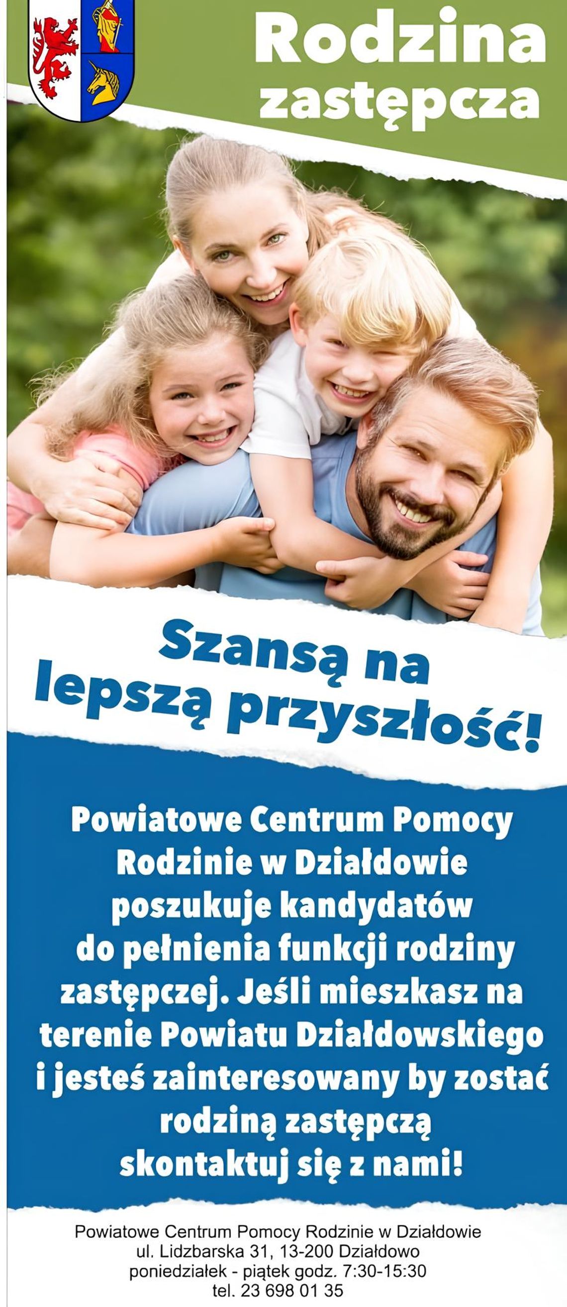 Rodzina zastępcza szansą na lepszą przyszłość!