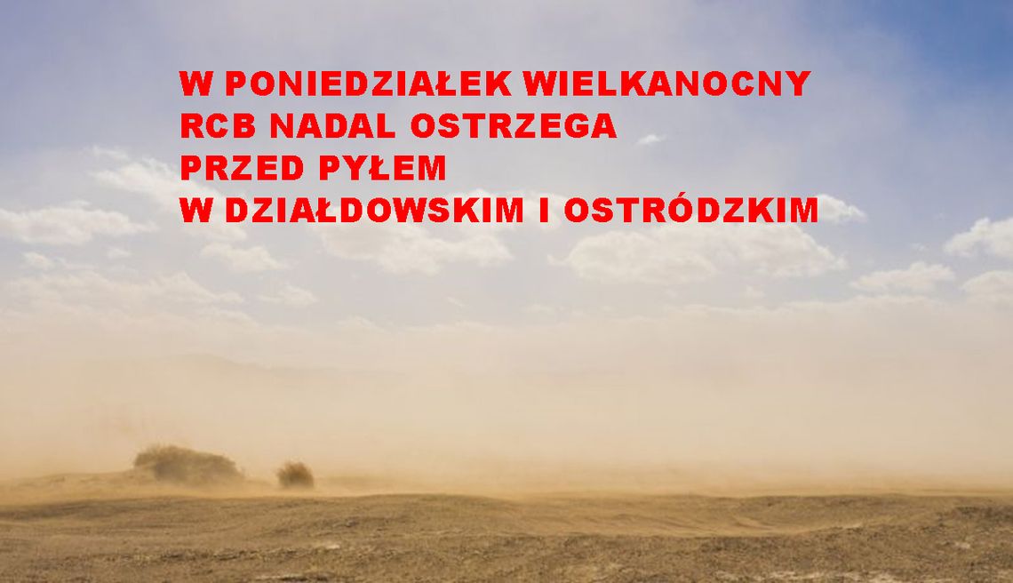 Saharyjski pył nadal nad Polską