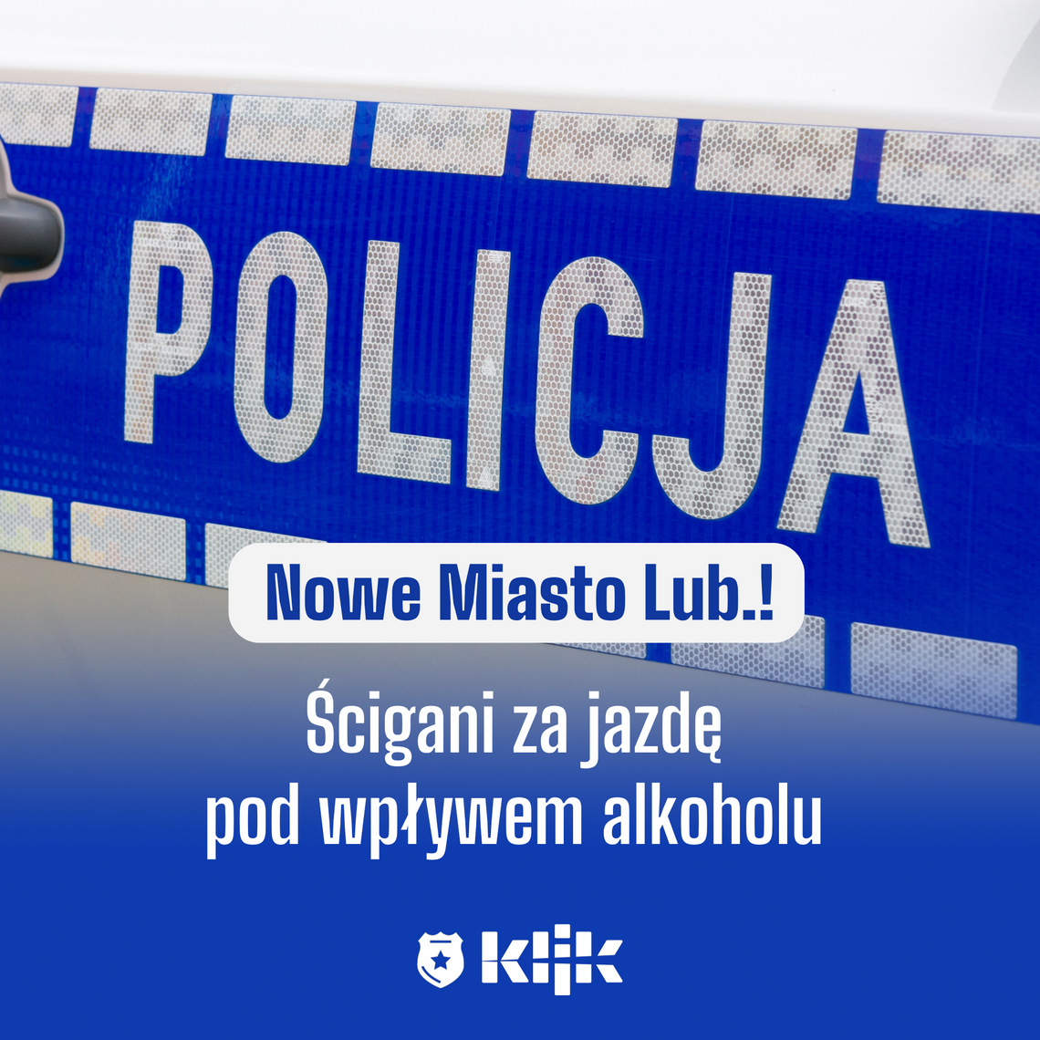 Ścigani za jazdę pod wpływem alkoholu