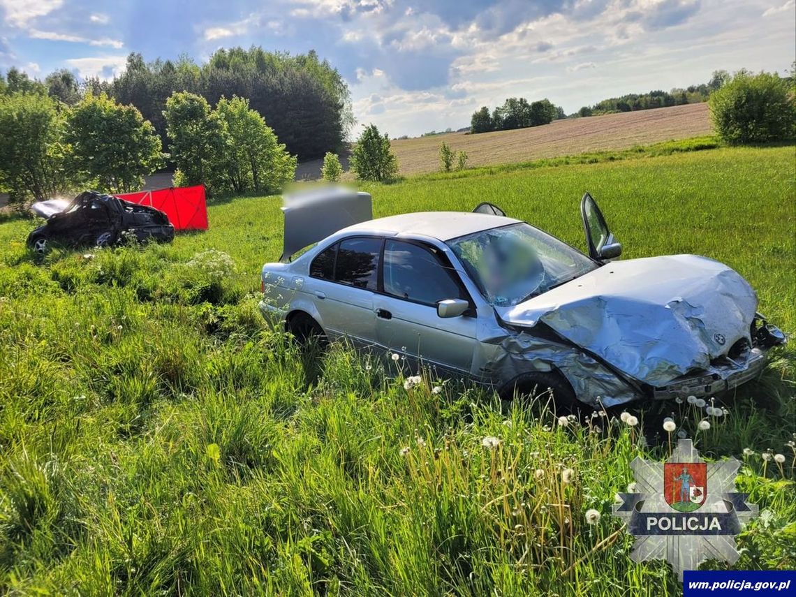 Śmiertelny wypadek na drodze W528 w gminie Morąg