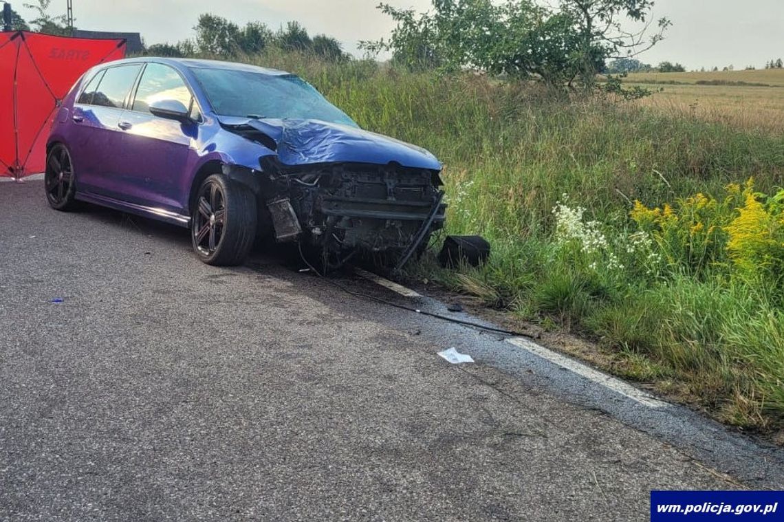 Tragiczny wypadek w okolicy Drygał koło Pisza