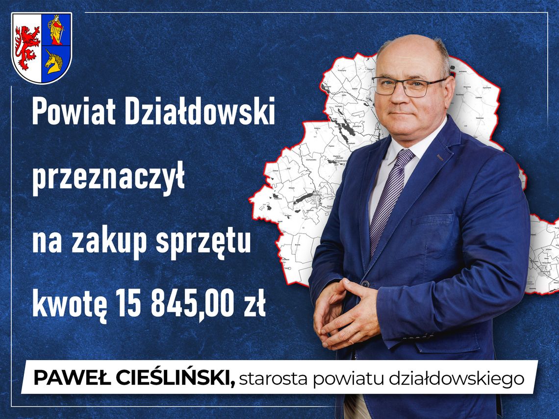 Uroczyste przekazanie sprzętu dla Społecznej Straży Rybackiej Powiatu Działdowskiego