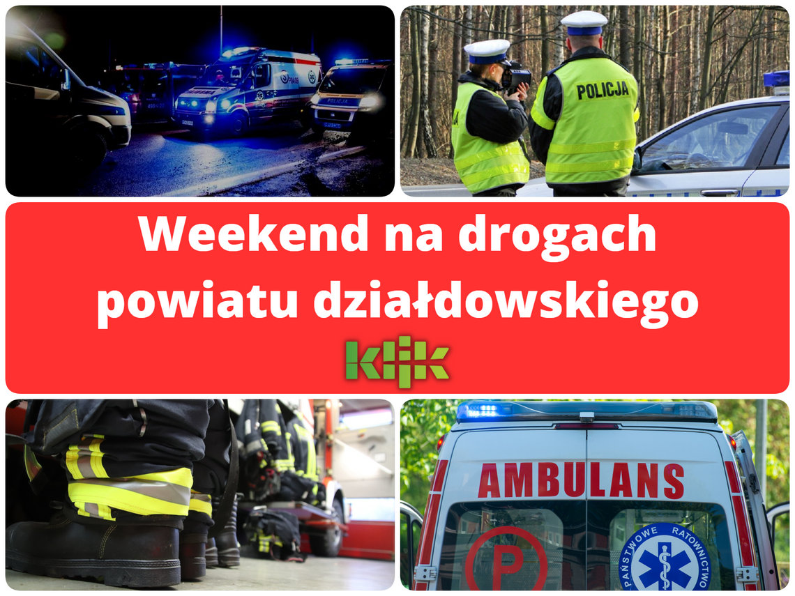 Weekend na drogach powiatu działdowskiego