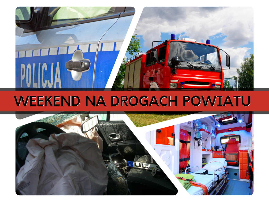 Weekend na drogach powiatu działdowskiego