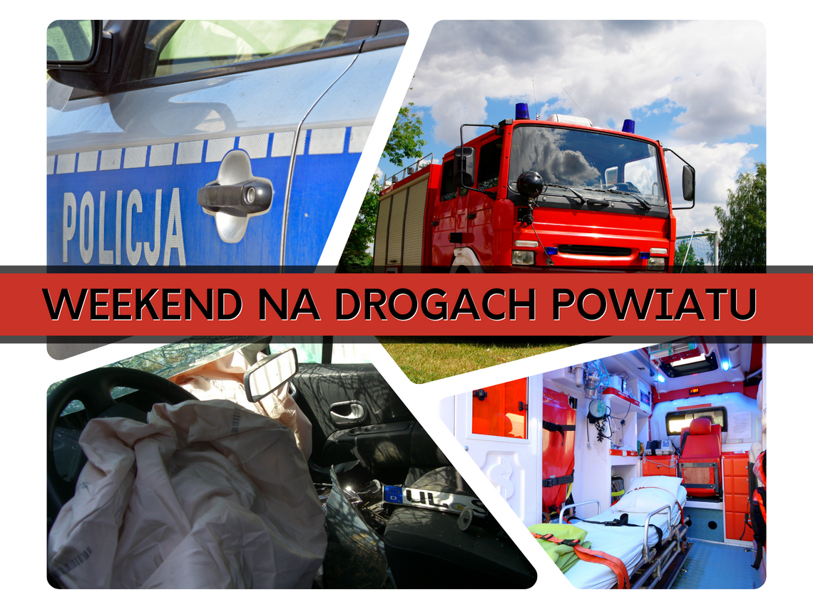 Weekend na drogach powiatu działdowskiego