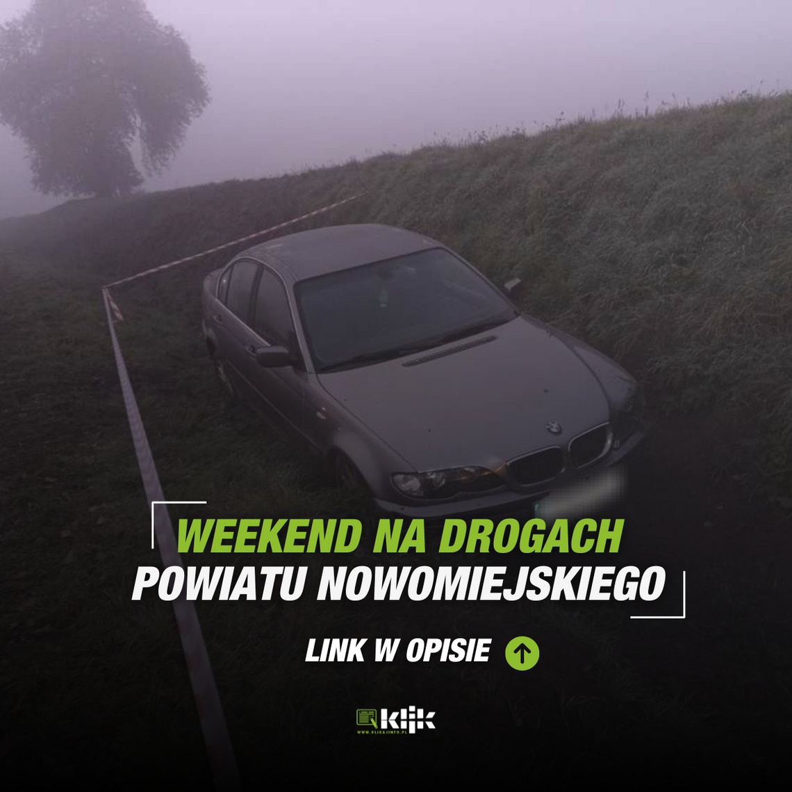 Weekend na drogach powiatu nowomiejskiego