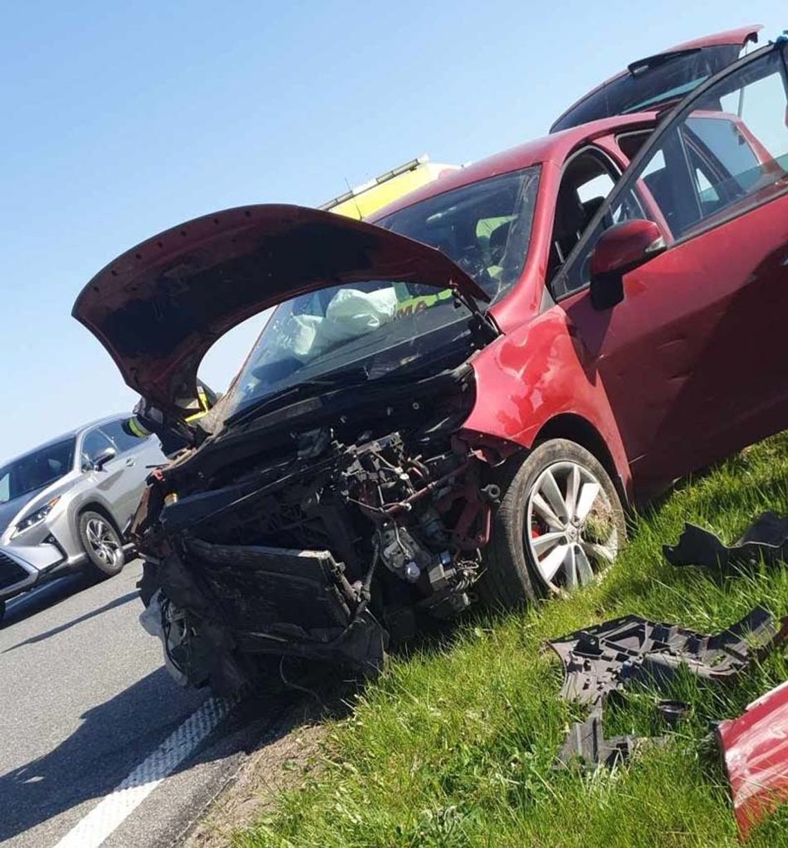 Wypadek koło Małdyt