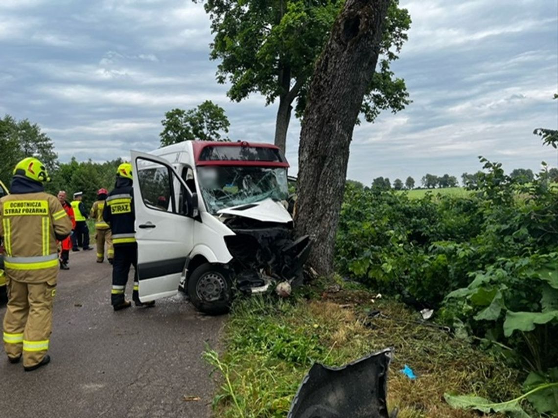 Wypadek na drodze Durąg-Glądy