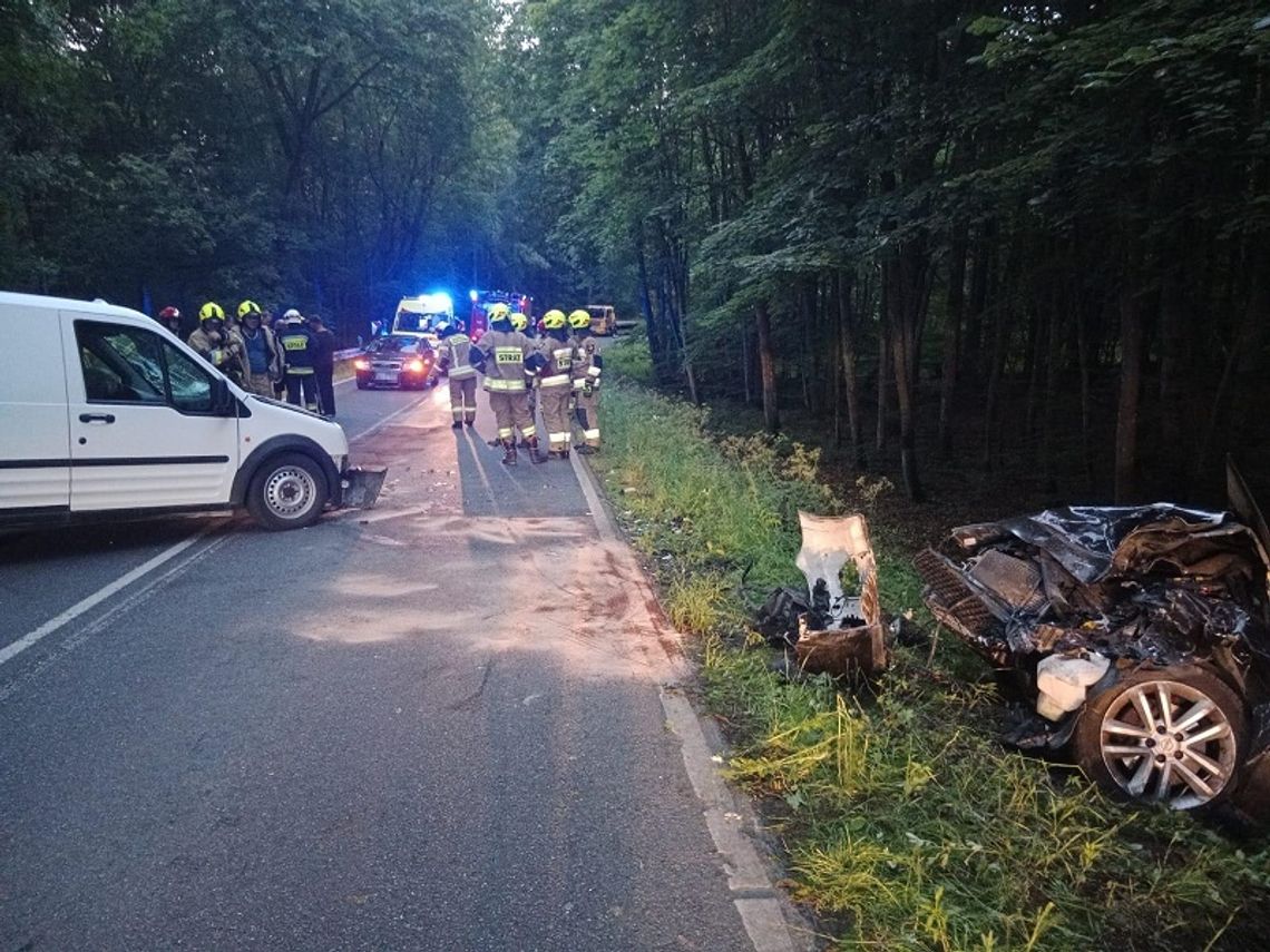 Wypadek pod Tyrowem w gminie Ostróda